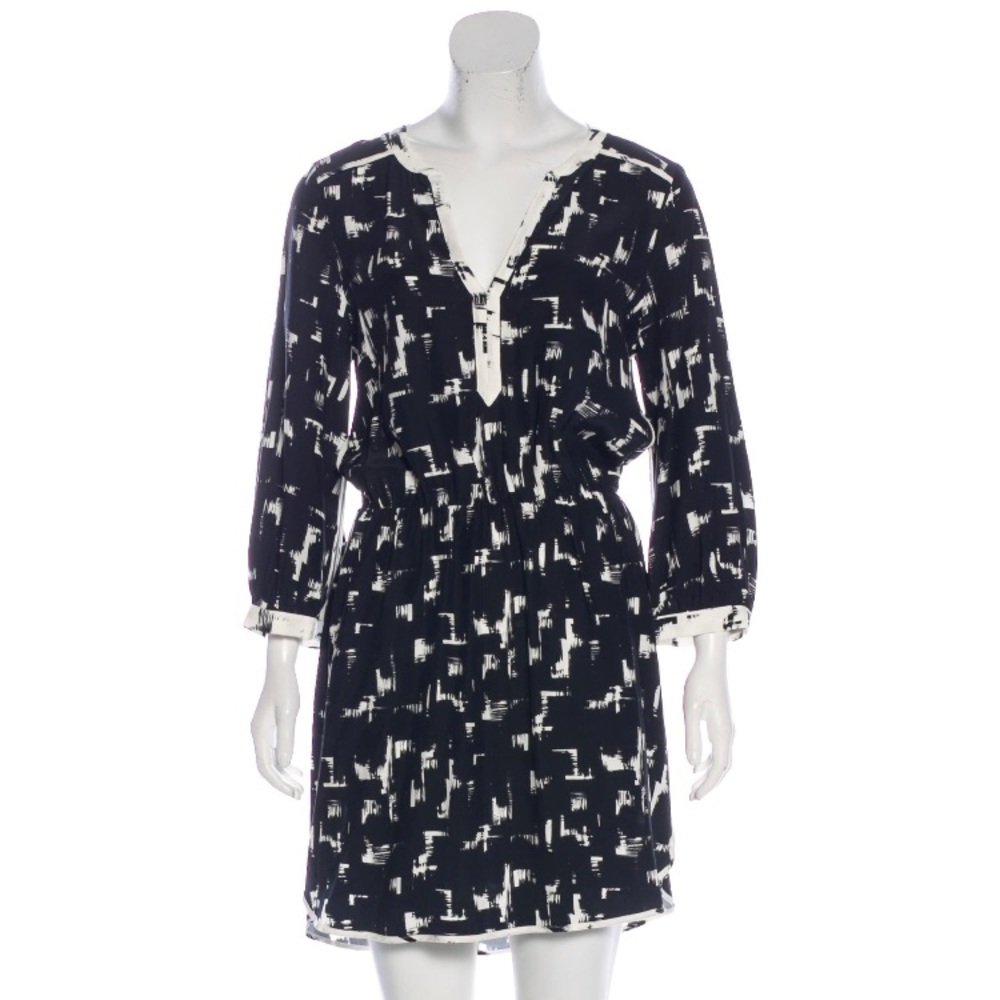 Parker printed 100% silk dress
